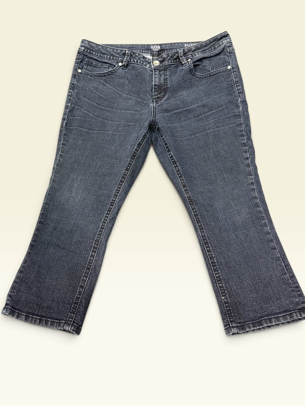 a.n.a Dark Wash Blue Capri Jeans Women SZ 12P